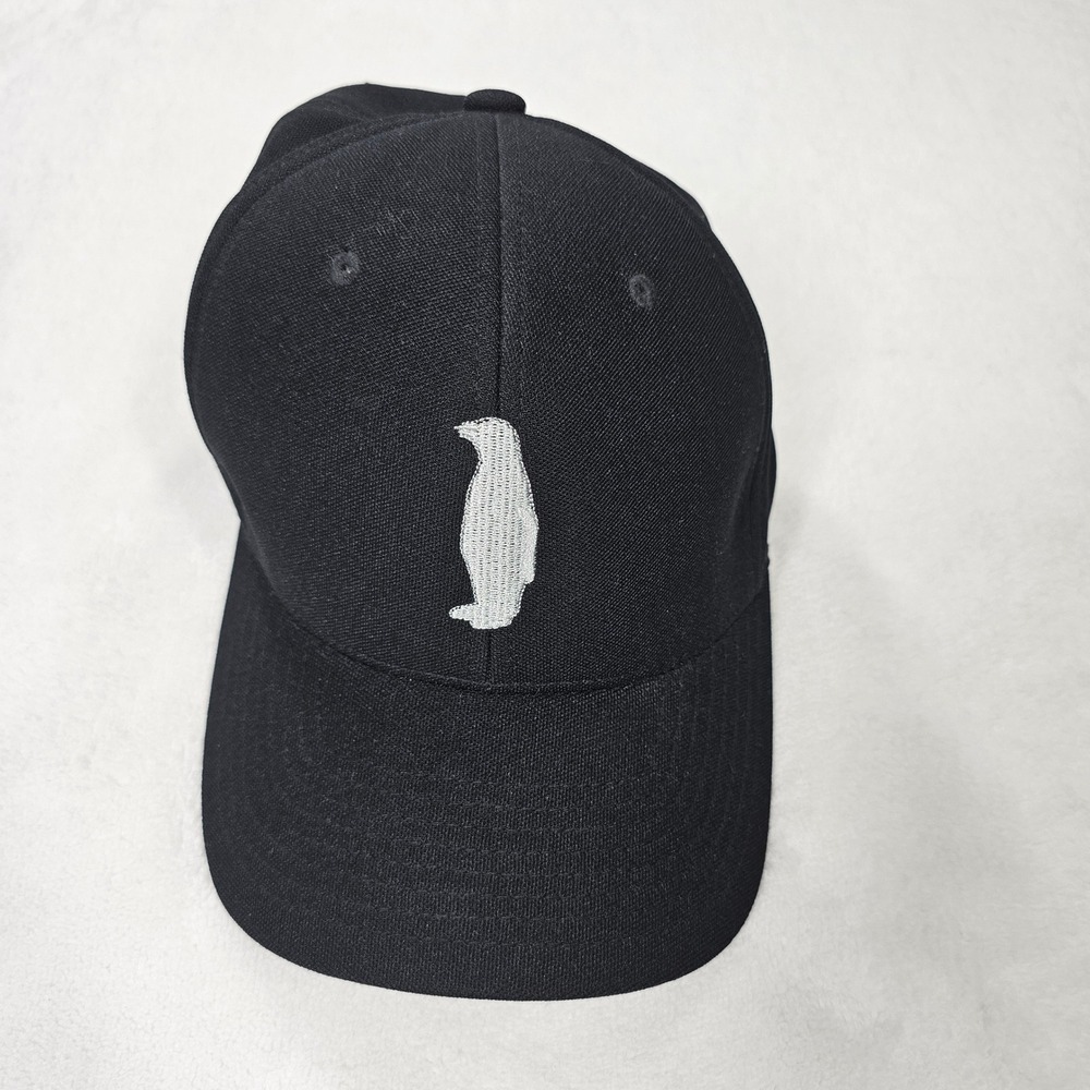 Yupoong Baseball Hat Mens OS Black Excellent Penguin Flexfit 110 Snapback Cap
